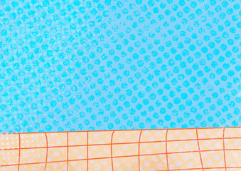 Summer Pool Beach Vibe Background Illustration – Fun Tropical Holiday Scene, Colorful Vacation Elements, and Playful Water Design