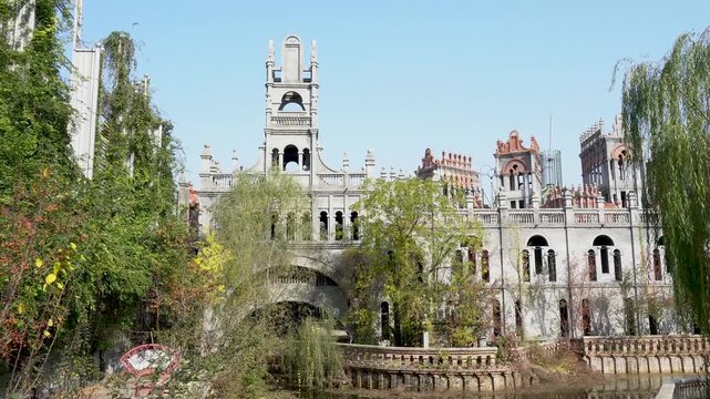 DaYuChunQiu Cultural Park architectural complex in Shangqiu City, Henan Province, China 