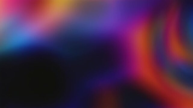 Abstract blurred gradient of vibrant colors