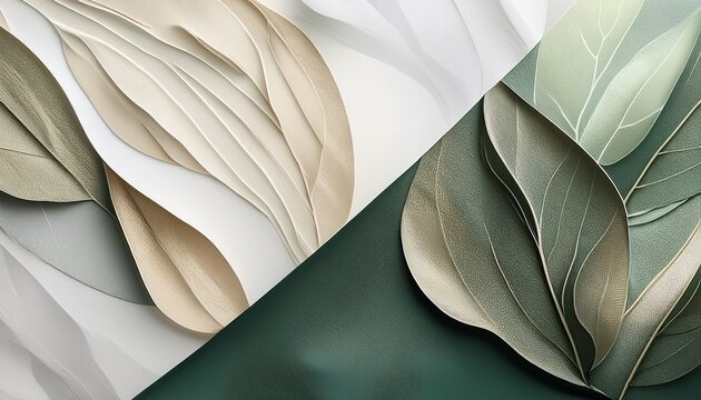 Abstract Organic Neutral Sage Green Beige Grey Toned Background