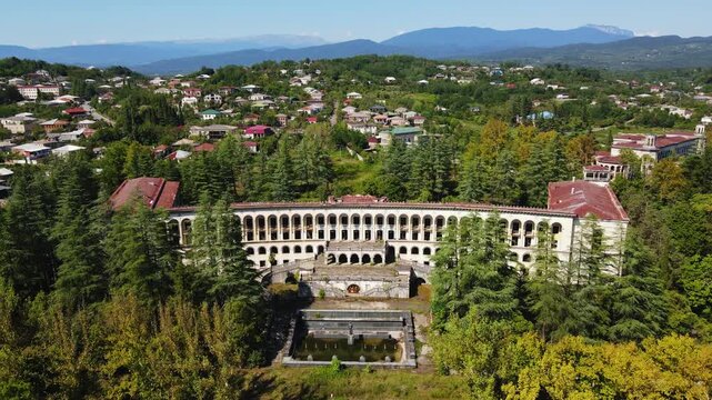 Meshakhte Sanatorium in Tskaltubo, Imereti, Georgia, Caucasus, Europe
