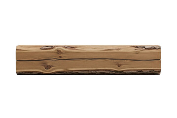 A wooden plank with a natural, rustic texture and a warm, earthy tone.