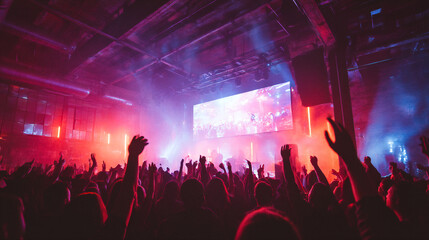 people dancing in the nightclub