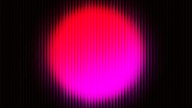 Aesthetic glowing pink and red circle gradient fractal glass texture on dark background