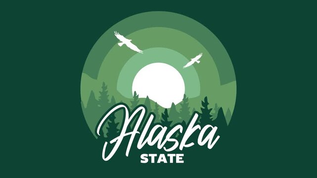 beautiful natural scenery in the state of Alaska