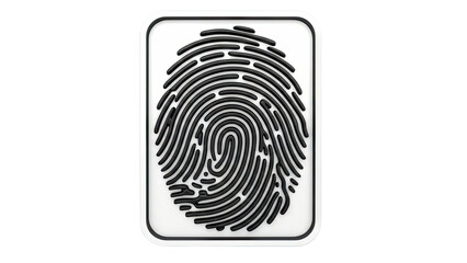 Abstract Fingerprint Icon