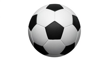 Fototapeta premium Black and white soccer ball