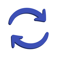 Refresh Arrow Icon &ndash; Reload, Sync and Update Symbol