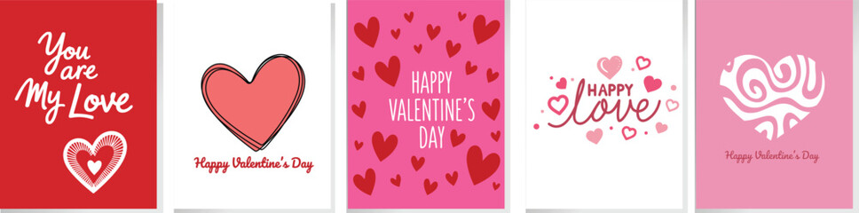 A vibrant red background features the heartfelt white script message You are My Love with a small heart