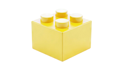 Single Yellow Building Block