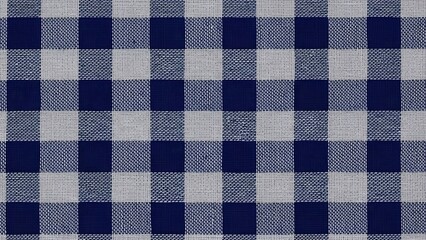 Blue and white plaid pattern