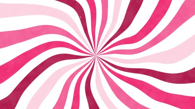 Pink swirl radiant stripes retro abstract burst pattern vibrant suitable for backgrounds, presentations, festive designs, and creative projects.