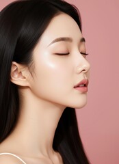 Fototapeta premium 뷰티 모델, 코스메틱 
