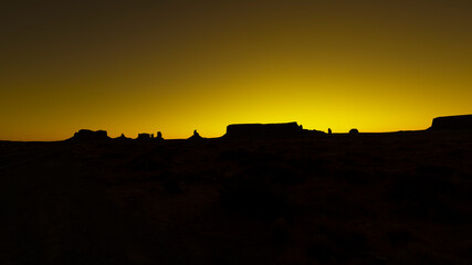 Obraz premium Sunrise at Monument Valley