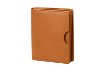 Leather wallet presenting financial security, personal accessory, and business organization with copy space, transparent background