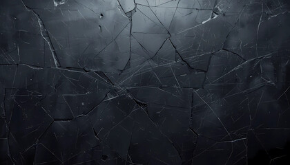 A dark and cracked surface with a rough texture and subtle lighting