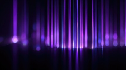 Mysterious Purple Light Beams