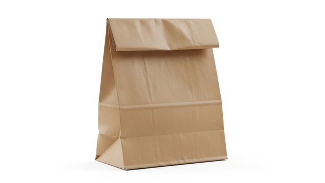 Simple brown paper bag