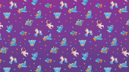 children's toy pattern background