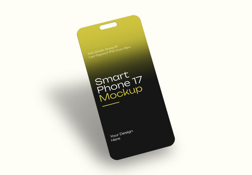 Iphone 17 Pro Mockup Layout