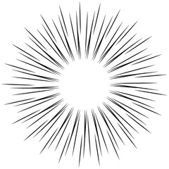 Fototapeta premium Sun burst radial light beam explosion 
