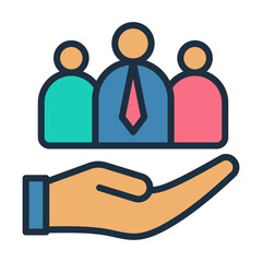 Hris Icon - Lineal Color