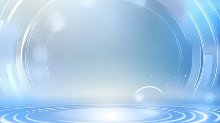 Abstract Light Blue Technological Background