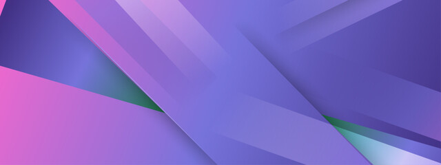 Obraz premium Cyberpunk style abstract shapes overlapping with smooth light effects