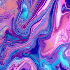 Fototapeta premium Swirling pastel dreamscape
