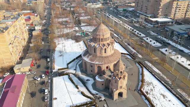  Holy Trinity Church, Yerevan with drone