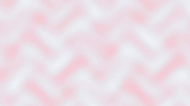Clean and vibrant pastel pink herringbone pattern animating in a seamless electric wave loop