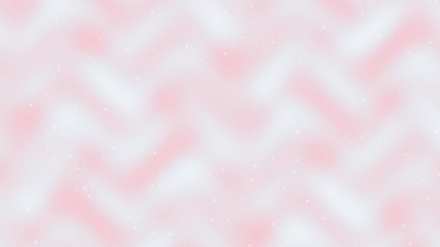 Sharp pastel pink abstract plasma waves looping seamlessly with small circle particles