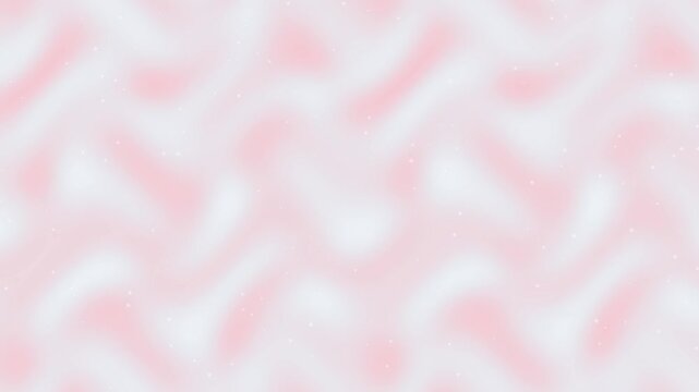 Seamless loop of sharp pink zigzag texture with falling diamond geometric particles
