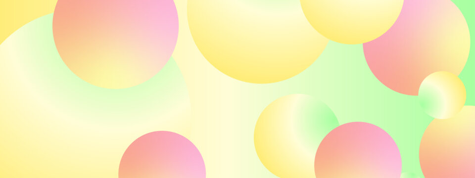Bright and airy background featuring warm pastel orbs and subtle green gradient highlights