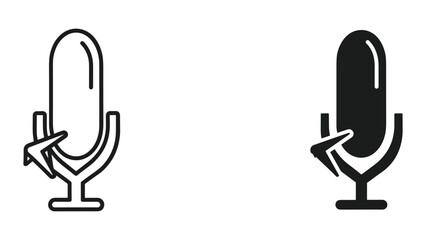 Simple microphone icon design © fff