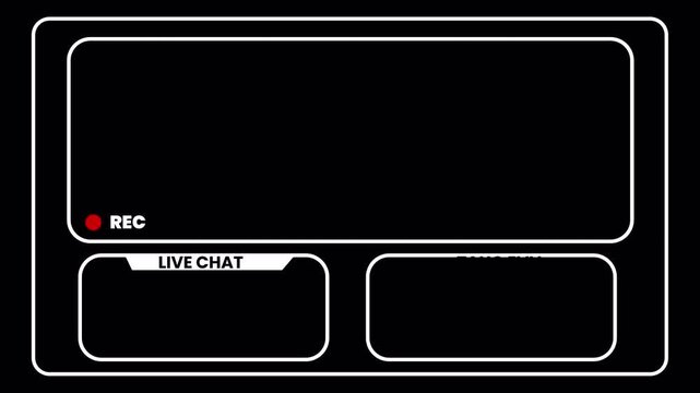 Fantasy Glow Webcam Overlay and Stream Intermission Screen for Twitch and Streaming Channels 4k video animation seamless loop