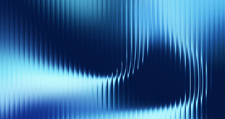 deep blue glass texture background with vertical ripple distortion and smooth wave gradient for modern tech design, user interface backdrop or abstract visual layout