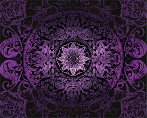 Mystical Mandala: A mesmerizing artistic mandala, showcasing intricate patterns and geometric designs, invites a sense of tranquility and spiritual exploration.