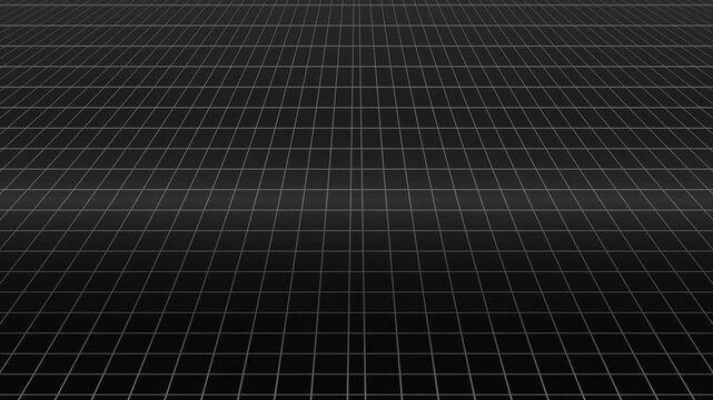 Exploring a Quiet Grid Scene with Subtle Depth and Motion