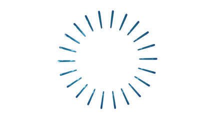 Obraz premium Modern glass coin circle motion, clean tech background, 3d render of a circle on white background