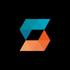 S logo vector, technology logo