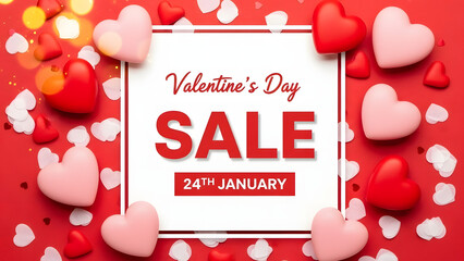 Valentine's day sale 24th january love romance and discounts