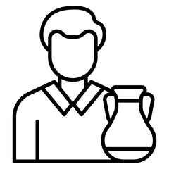 Obraz premium Pottery Workshop Icon