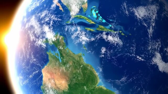 planet earth in space - Powered by Adobe