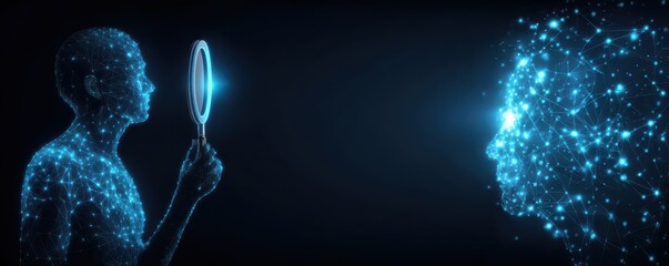 A thoughtful journey examine individuality using metaphor revealing result spotlight glow symbolic and touching