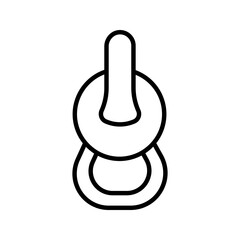 baby pacifier graphic icon vector