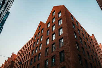 Gdansk with Motlawa river in Poland. New modern architecture in the old part of the city © Zedspider