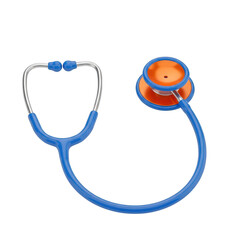 3d rendered medical stethoscope