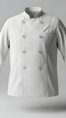 White Chef Coat Uniform Clothing.