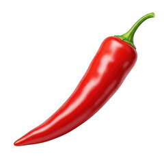3d rendered red chili pepper